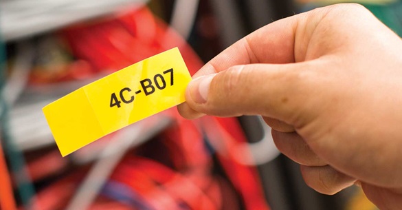 Prilagođena naljepnica ispisana aplikacijom Brother Mobile Cable Label Tool